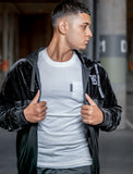 Mens Velour Hooded Jacket