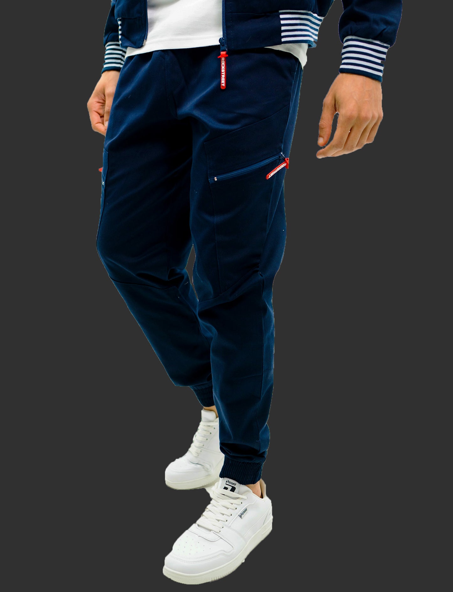 Mens stretch twill joggers
