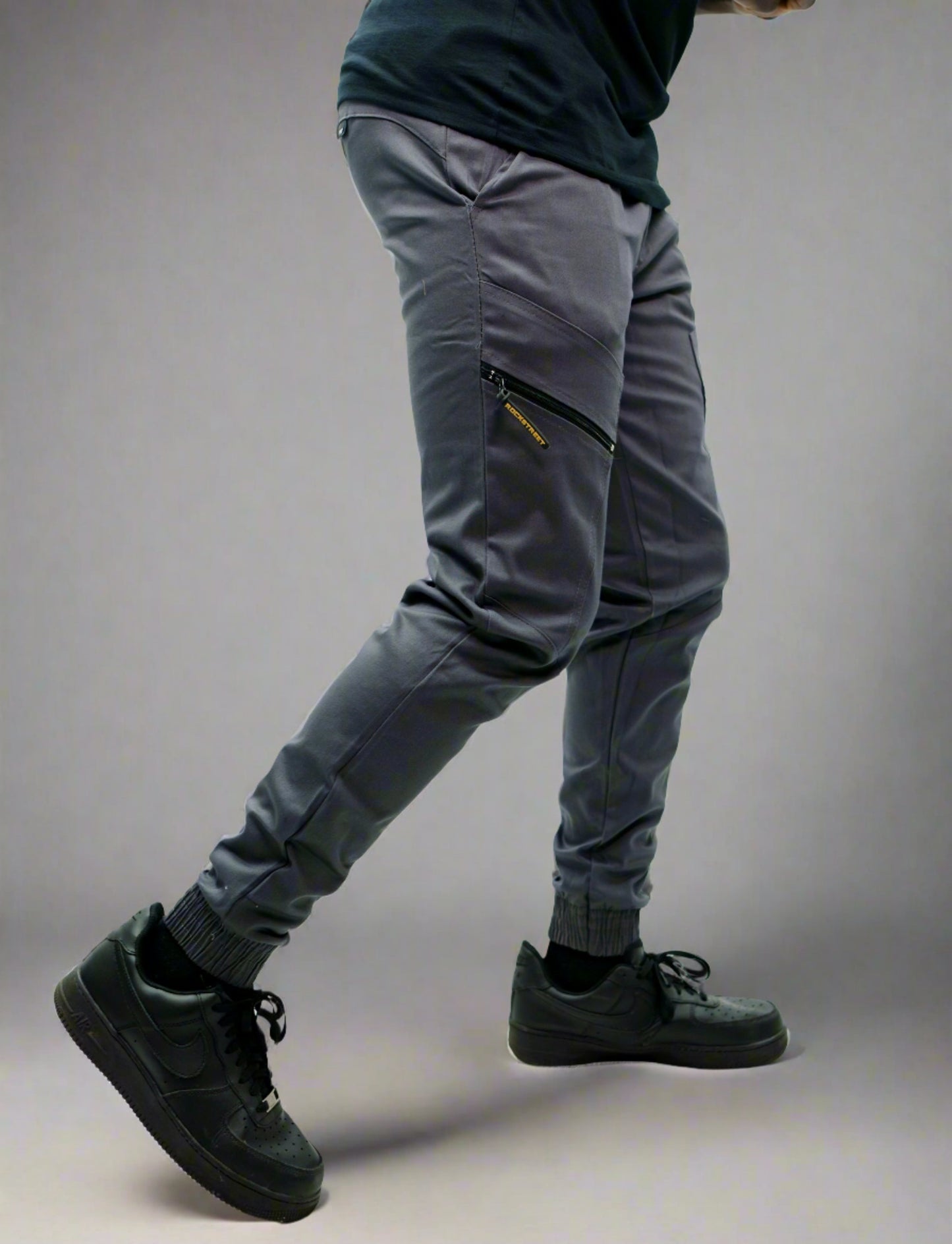 Mens stretch twill joggers