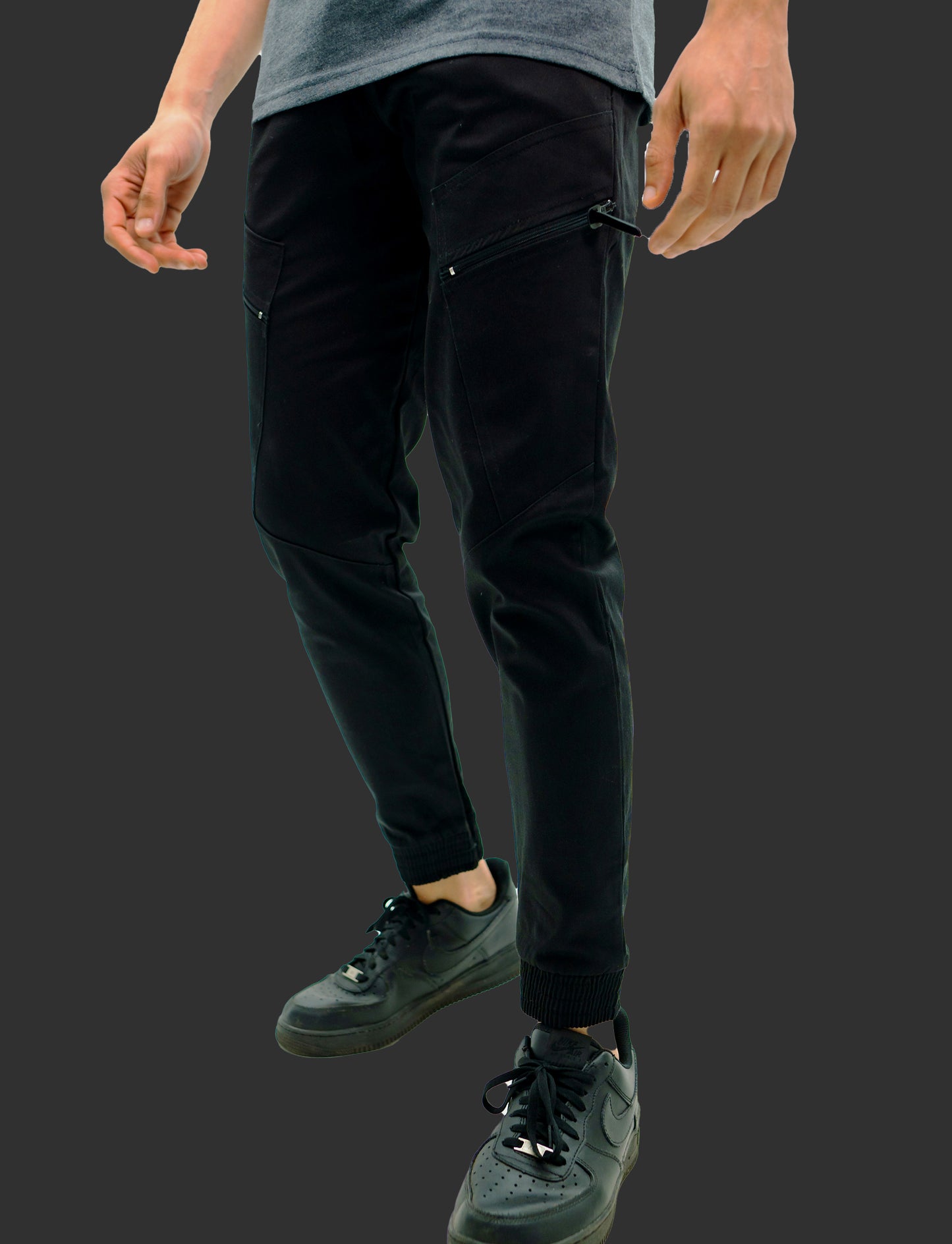 Mens stretch twill joggers