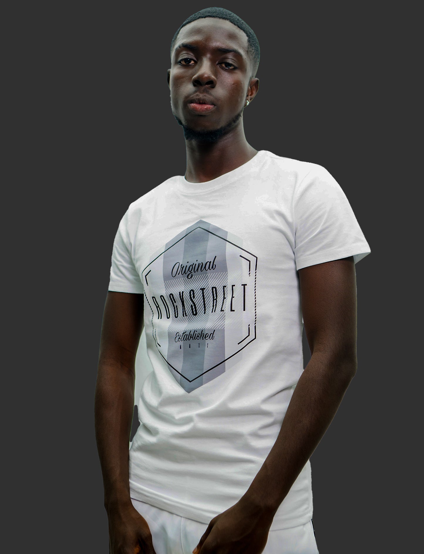 Mens short sleeve printed tee
