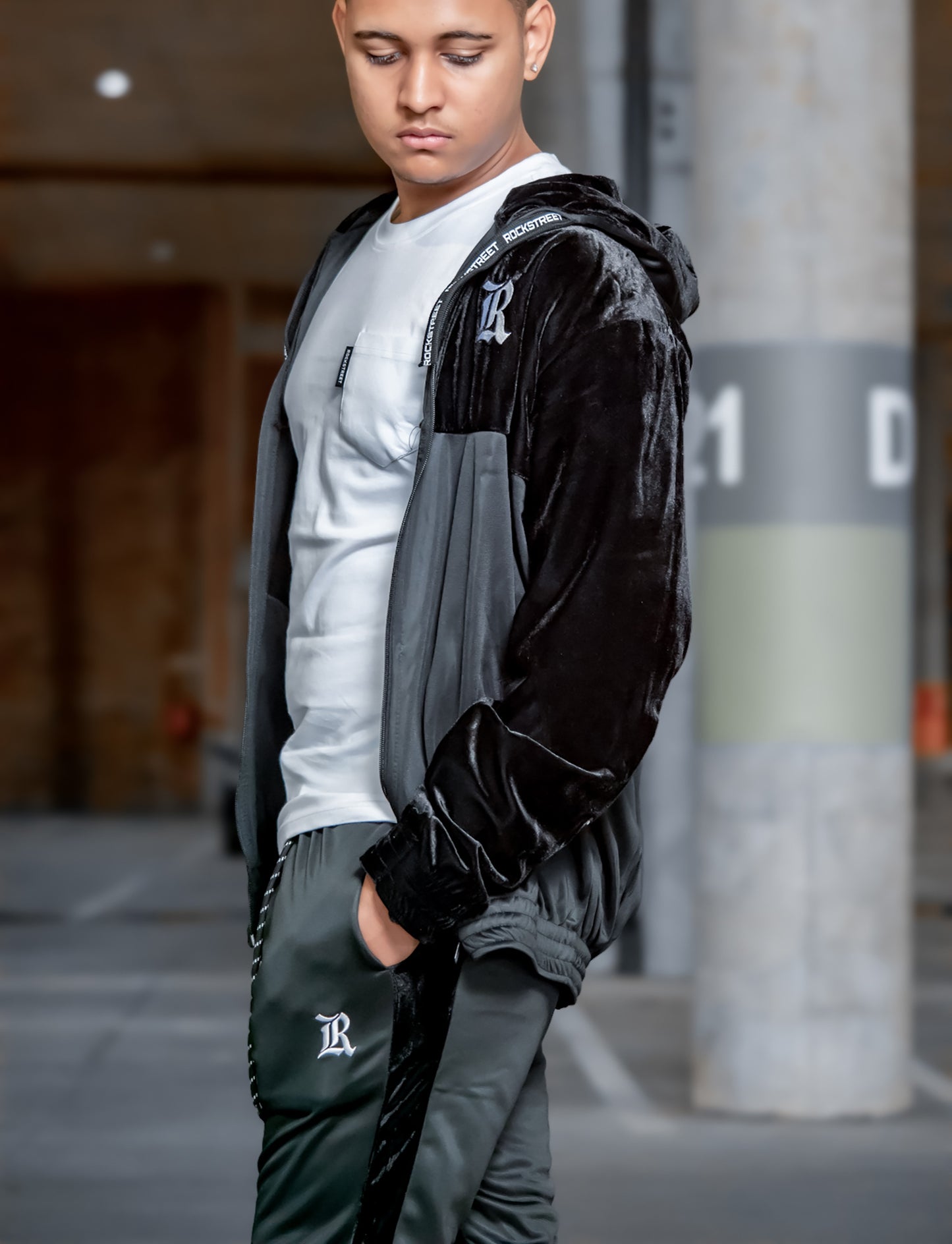 Mens Velour Track Pants
