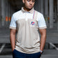 Mens Short Sleeve Golfer with Contrast Panel