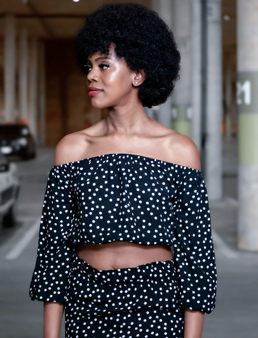 Ladies Polka Dot Top