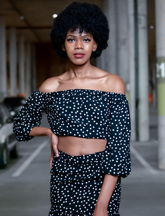 Ladies Polka Dot Top