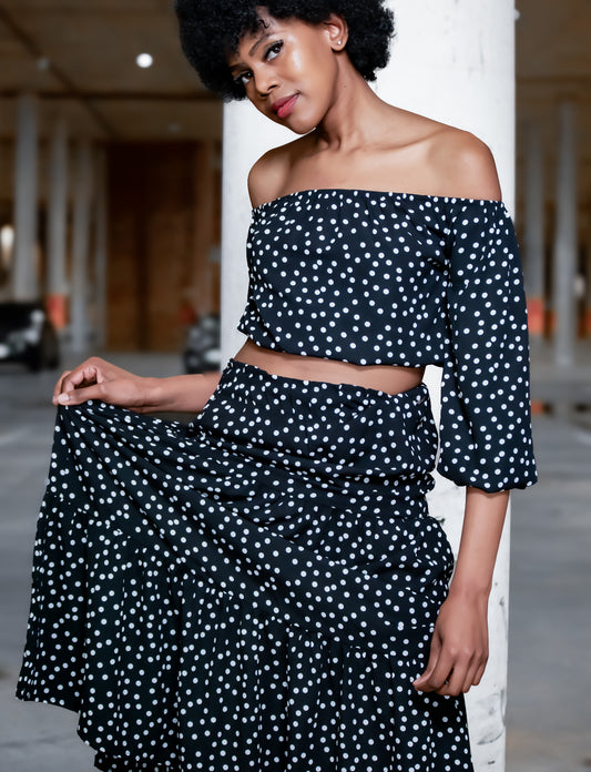Ladies Polka Dot Skirt