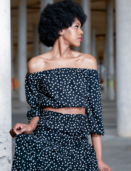 Ladies Polka Dot Skirt