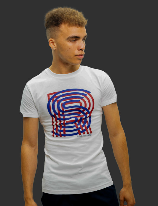 Mens printed short sleeve tee