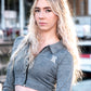 Ladies Check Crop Jacket